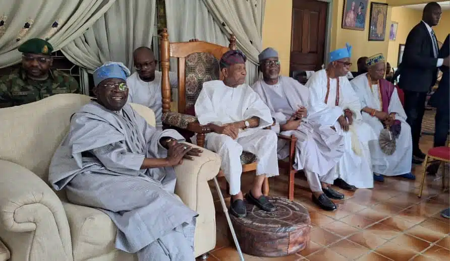 Presidency Reacts As Tinubu Meets Fasoranti, Afenifere Members