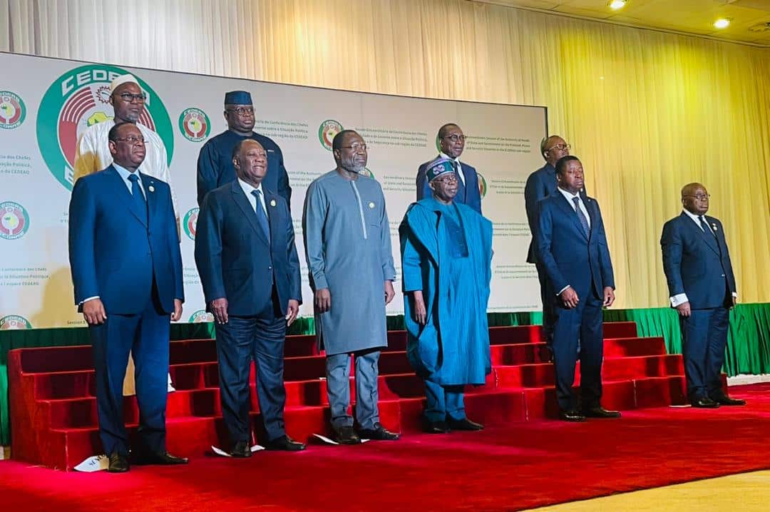ECOWAS Leaders Meet Over Burkina Faso, Niger, Mali [Just In] Tinubu