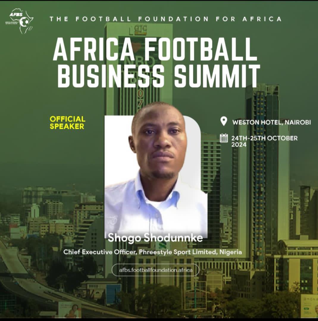 Shogo Shodunnke to Speak at African Football Business Summit